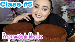 Preparación de Mezclas para Pastel 👩‍🍳 Clase 5 👨‍🍳 clasedereposteriaenyoutube [upl. by Irotal]