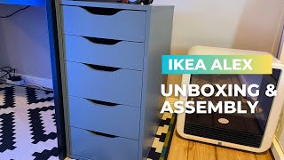 Ikea Alex Drawer Unit Unboxing amp Seamless Assembly Guide 🏠✨ [upl. by Archibold501]