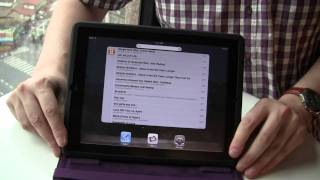 Moshi iPad 2 Sleeve im Test [upl. by Ardnoid]