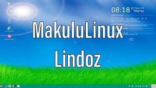 MakuluLinux Lindoz  A Windows Like Distribution [upl. by Nerrat999]