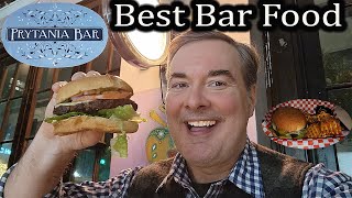 Best Bar Food New Orleans Best Burger Search at Prytania Bar Restaurant Review Video [upl. by Domash994]