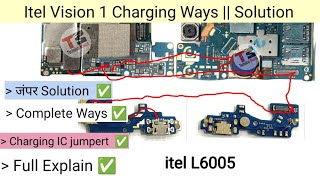 Itel Vision 1 L6005 Charging ways Solution ways itelvision1 l6005 [upl. by Nwahsd242]