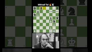 Mikhail tal brilliancy☠️ magnuscarlsen chess gmhikaru gothamchess levyrozman brilliant [upl. by Airalednac958]