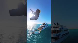 This is how to start Kitesurfing the crazy way 😱🤯 [upl. by Sherwin]