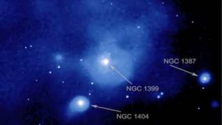 NGC 1399 Fornax Cluster Group Dissolve from Optical  Xray [upl. by Kalman]