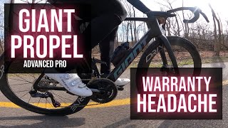 Giant Propel Warranty Claim  A GIANT Headache [upl. by Leal]