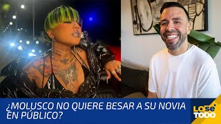 ¿MOLUSCO NO QUIERE BESAR A SU NOVIA ELYSANIJ EN PÚBLICO MIREN LOS VIDEOS [upl. by Eladal744]