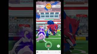 Duo Zamazenta How Fast 👀 pokemon pokemongo mobilegame duo 100k legendary viralvideo [upl. by Maxantia718]