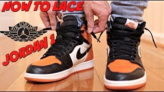 3 WAYS HOW I LACE amp STYLE MY JORDAN 1 [upl. by Etnaed]