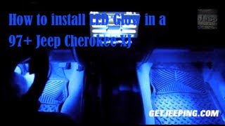 How To Install LEDGlow in a 1997  2001 Jeep Cherokee XJ  GetJeeping [upl. by Phineas]