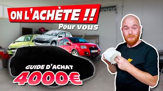 GUIDE DACHAT Quelle voiture acheter pour rouler PAS CHER On l’a achetée [upl. by Adnauqal]