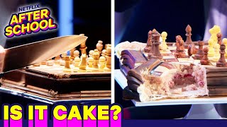 Chess Boardor Cake ♟ Is It Cake  Netflix After School [upl. by Hanyaz]