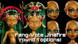 MONSTER HIGH NEWS Fang Vote Jinafire round 1 options revealed The voting begins [upl. by Eliason]