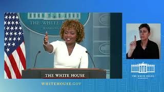 Howard University Journalist Asks Question During White House Briefing [upl. by Hoffer]