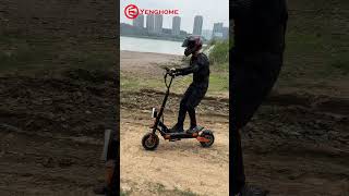 Offroad 5600w 🛴Escooter Dual Motors Riding with Yenghome ES06 Electric Scooter for Adult escooters [upl. by Sulokcin]