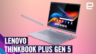 Lenovo Thinkbook Plus Gen 5 Hybrid handson at CES 2024 [upl. by Radford]