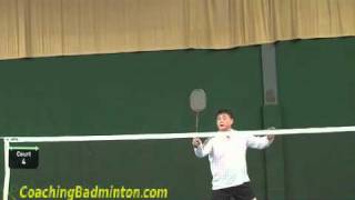 Badminton Forehand Tap Drive [upl. by Morganne]