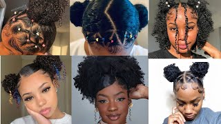 2024😍💖Cute and Easy Natural Curly hairstyles compilation ✨ curlyhairstyles compilation [upl. by Nerrak977]