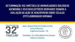 SIICUSP 2024 DETERMINAÇÃO VOLTAMÉTRICA DE BIOMARCADORES BIOLÓGICOS ADENOSINA E SEUS NUCLEOTÍDEOS [upl. by Lekim]