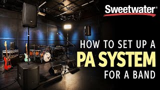 How to Set Up a PA System for a Band [upl. by Akcirderf]