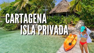 😲 Increíble CASA PRIVADA Islas del Rosario🏝️ Cartagena  Reserva ISLA AMOR [upl. by Noiek]