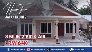 Bina Rumah Selangor  Binaan di Jalan Kebun Shah Alam [upl. by Hgielram543]