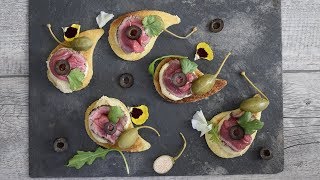 Vitello Tonnato revisité┃Recette du Chef Cyril RouquetPrévost [upl. by Khalin801]