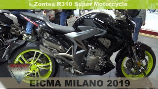 2020 Zontes R310 Supermotorcycle Debut Walkaround At Eicma 2019 Fiera Milano Rho [upl. by Gussi]