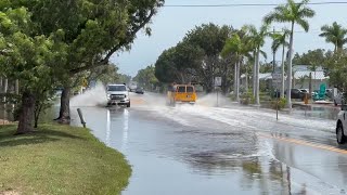 FIRST LOOK AFTER HELENE Sanibel flooded from surge [upl. by Accem762]