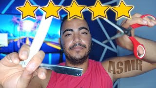 ASMR BARBEARIA 5 ESTRELAS ⭐⭐⭐⭐⭐ [upl. by Tess994]