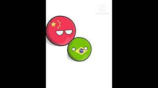 9 largest country in the world lL CB animation ll mreditball countryballs ufaen [upl. by Dennie141]