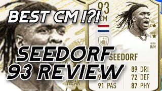 SEEDORF 93 ICON MOMENTS FIFA 20 PLAYER REVIEW [upl. by Nodearb170]