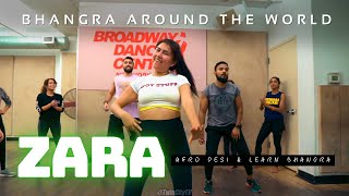 Karam Bajwa ft Deep Jandu  Zara  Afro Desi amp Learn Bhangra [upl. by Kenwee238]