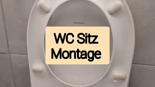 WC Sitz montieren Geberit Montage Klositz von Geberit Einbau Geberit Deckel [upl. by Templeton]