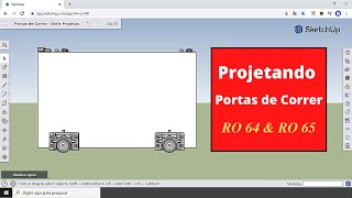 Como Projetar Portas de Correr para Conjuntos de Móveis Kit RO 64 e RO 65 [upl. by Kin]