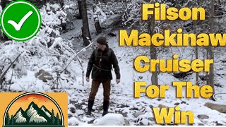 Bushcraft Survival Coat  Filson Mackinaw Cruiser [upl. by Frieder]