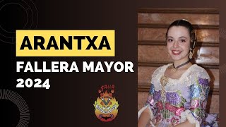 Arantxa Fallera Mayor 2024 [upl. by Trebleda]