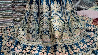 Shahzaib Fabrics Par Lehango par sale Mateen center karachi kuch he dino k liye [upl. by Arodal646]