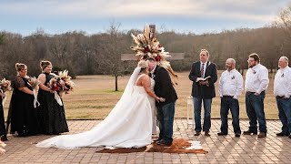 Langdon amp Cody  Wedding at The Barn at Sitton Hill Farm  Ceremony Video [upl. by Anaeel191]