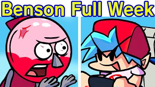 Friday Night Funkin VS Benson FULL WEEK  Mordecai amp Rigby FNF Mod Regular Show Cartoon [upl. by Novihs]