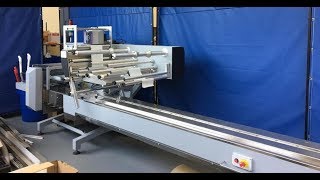 Used Ilapak Model Carrera 100040 Automatic Horizontal Flow Wrapper  stock  71832001new [upl. by Assehc]