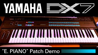 Yamaha DX7 Synthesizer Demo  Electric Piano [upl. by Len97]