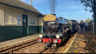 Romney Hythe And Dymchurch Railway  autumn Gala 271024 [upl. by Pyszka729]