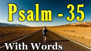 Psalm 35 Reading Seeking Comfort in Prayer With words  KJV [upl. by Belden]