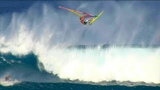 Windsurfers get HUGE air at Lanes Hawaii [upl. by Melodie75]