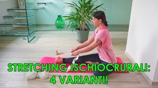 🔴 Stretching Ischiocruraliestensori cosciabicipite femorale [upl. by Cirdor]