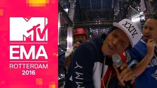 Bruno Mars – 24K Magic from the 2016 MTV EMAs Official Live Performance [upl. by Yalonda]