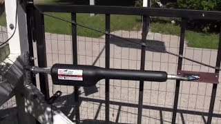 How to install mighty mule automatic gate opener [upl. by Almund]