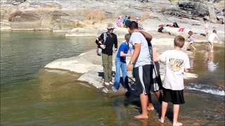 Troop 61 Houston TX  Pedernales Falls State Park Pedernales River Crossing [upl. by Ranitta329]