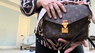 Louis Vuitton Pochette Metis 1 year Review [upl. by Osrick]